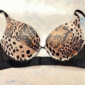 34B Victoria's Secret Cat / Animal Print Pushup Bra